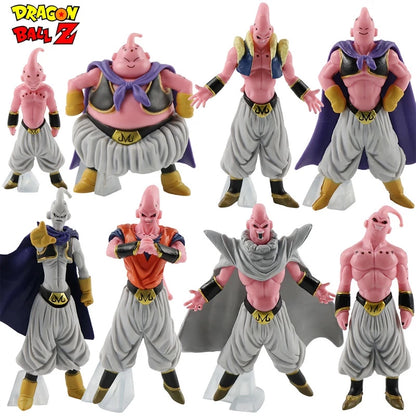 Bola De Dragão Figura Muscle Majin Buu 8pcs/Conjunto Ornamentos Modelo Boneca Anime Pvc De Ação Decoração Coleção Brinquedos Presente