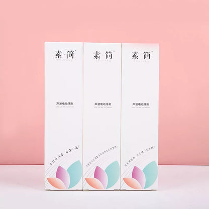 Escova De Dentes Oral Elétrica，Com 2 Cabeças De Escova Ultrassônica Automática Completa / Cuidado Oral