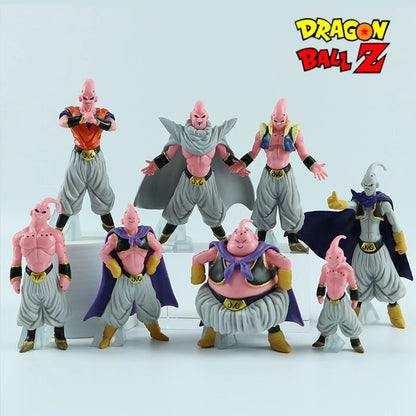 Bola De Dragão Figura Muscle Majin Buu 8pcs/Conjunto Ornamentos Modelo Boneca Anime Pvc De Ação Decoração Coleção Brinquedos Presente