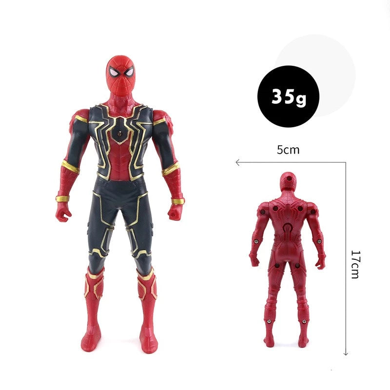 Vingadores Bonecas Luminosas Action figure Homem De Ferro/boneco homem aranha /Capitão América/Hulk/Thanos Marvel/Com Caixa
