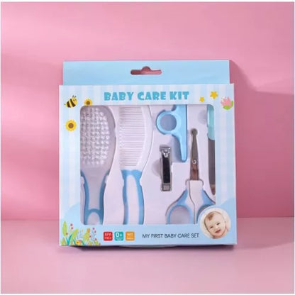 6/10 Pcs/Conjunto Recém Nascido Kit De Cuidados Com A Saúde Do Bebê Acessórios Cortador De Unha Escova De Tesoura