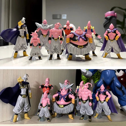 Bola De Dragão Figura Muscle Majin Buu 8pcs/Conjunto Ornamentos Modelo Boneca Anime Pvc De Ação Decoração Coleção Brinquedos Presente
