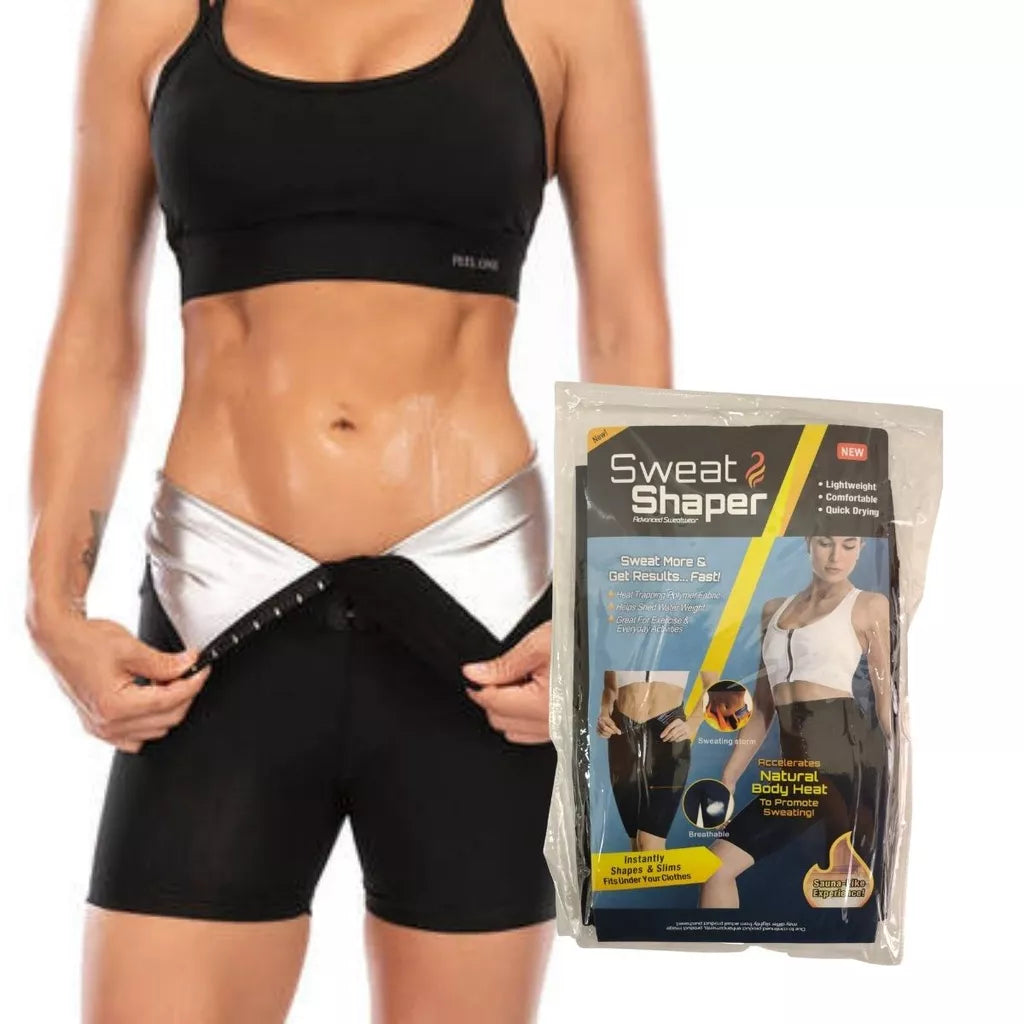 Short Sauna Emagrecimento Body Shaper Queima Gordura Modelagem
