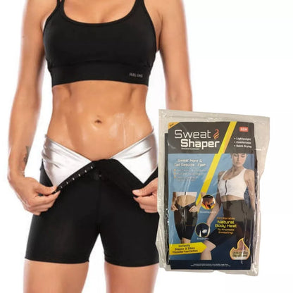 Short Sauna Emagrecimento Body Shaper Queima Gordura Modelagem