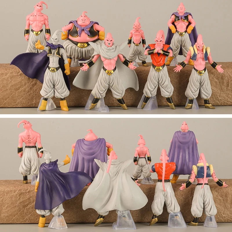 Bola De Dragão Figura Muscle Majin Buu 8pcs/Conjunto Ornamentos Modelo Boneca Anime Pvc De Ação Decoração Coleção Brinquedos Presente
