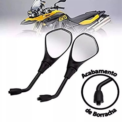 retrovisor modelo bmw f800 fixo rosca honda par