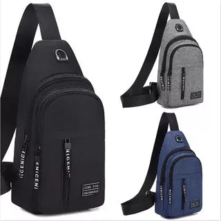 Bolsa de ombro UNISEXX anti-roubo de ombro carregador usb mensageiro