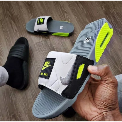 Nike Spot AirMax 90 Slide Air Max 90 Homens E Mulheres Chinelos Almofada De Ar Chinelos Oferta