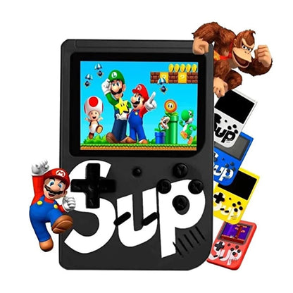 Super Mini Game Retrô Lcd 400 Jogos Portátil Av Com Controle 2 Players