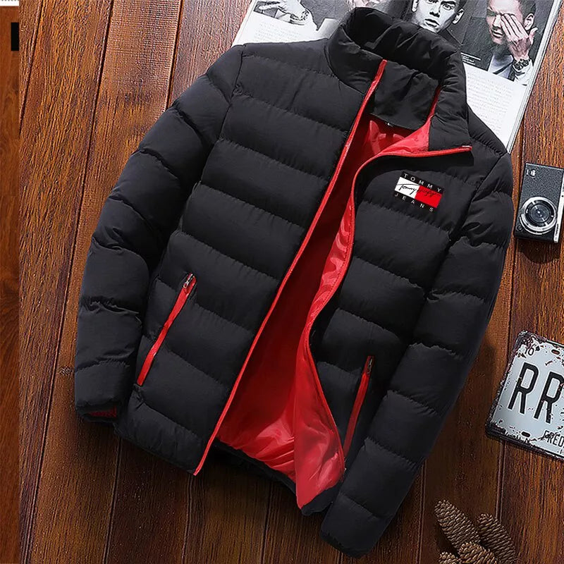Jaqueta De Inverno Masculina 2023 Nova Casual Confortável Acolchoada Para Homens