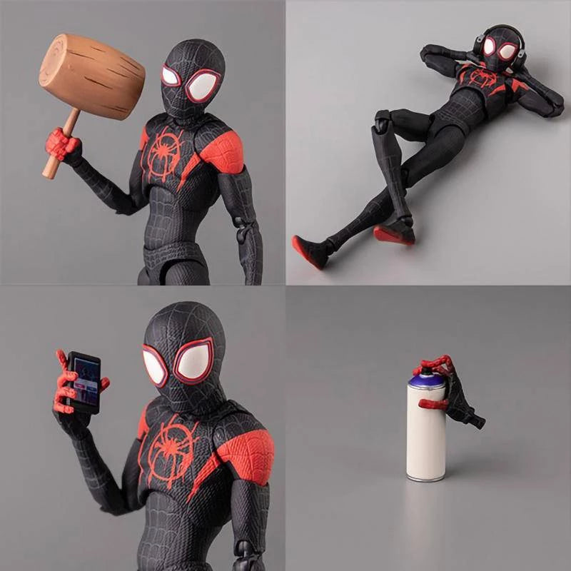 Ação Figura Modelo De Brinquedos , Sentinela Sv , Homem-Aranha No Verso , Miles Morales , Peni Parker , Boneca Móvel , Presente