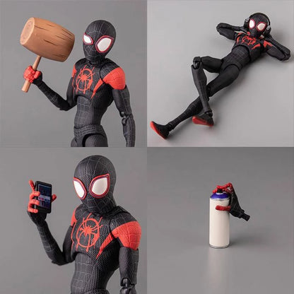 Ação Figura Modelo De Brinquedos , Sentinela Sv , Homem-Aranha No Verso , Miles Morales , Peni Parker , Boneca Móvel , Presente