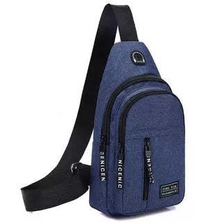 Bolsa de ombro UNISEXX anti-roubo de ombro carregador usb mensageiro