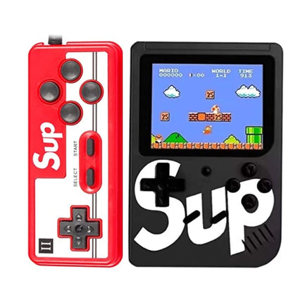 Super Mini Game Retrô Lcd 400 Jogos Portátil Av Com Controle 2 Players